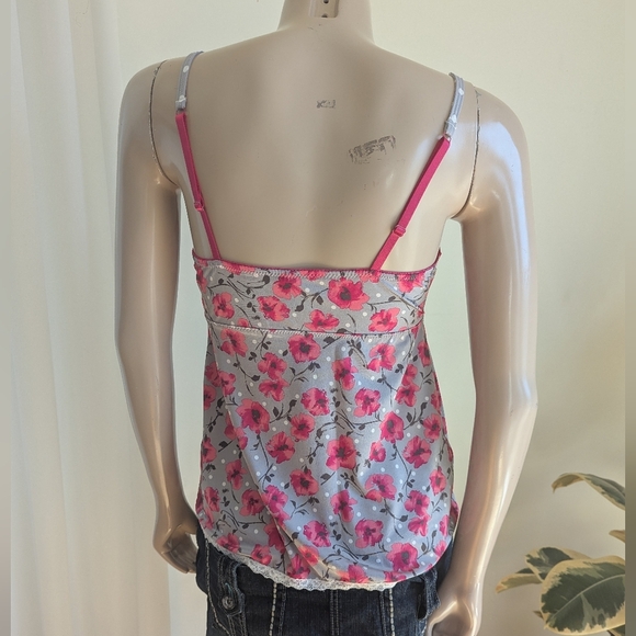 Marilyn Monroe Pink and Red Bustier Camisole Top - Picture 2 of 5